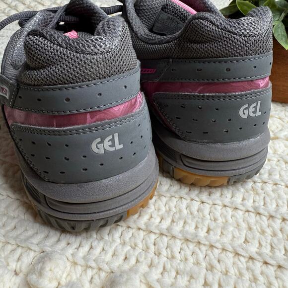ASICS Women's SIZE 11 Gel 1150V B457Y Gray Pink Athletic Volleyball Shoe Sneaker - Picture 10 of 16